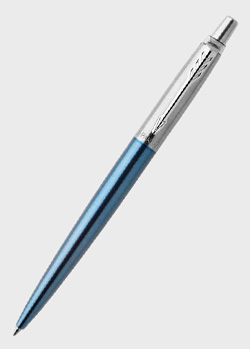 Шариковая ручка Parker Jotter 17 Waterloo Blue CT BP 16 832, фото
